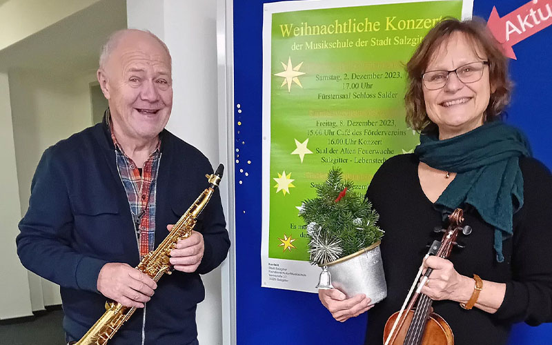 Die Musikschule der Stadt Salzgitter lädt auch in diesem Jahr zu drei weihnachtlichen Konzerten ein.