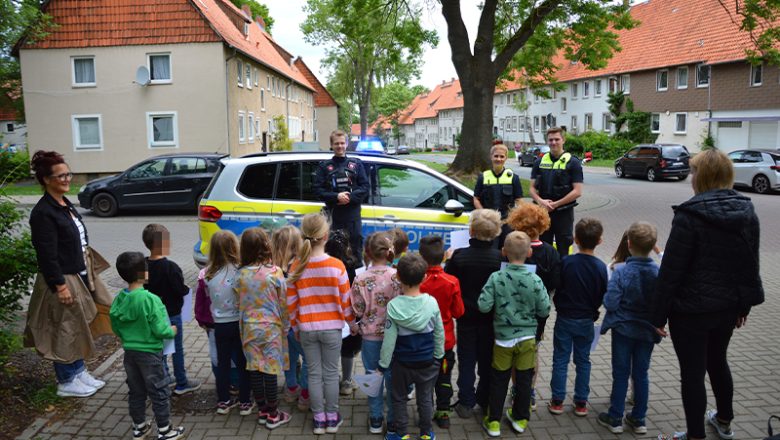 Gebhardshagen: „Fußgängerdiplom“ für die zukünftigen Erstklässler