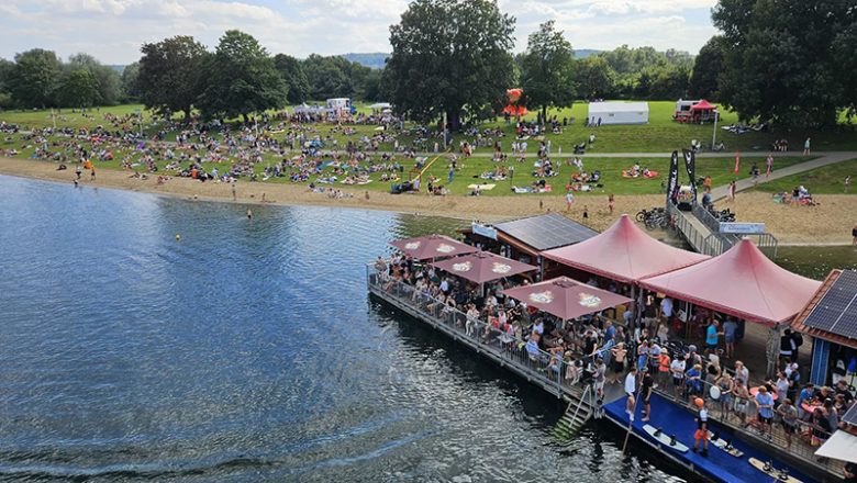 Deutsche Meisterschaft an der Wasserskianlage auf dem Salzgittersee