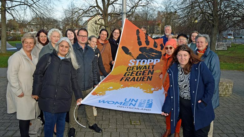 Flagge zeigen gegen Gewalt an Frauen