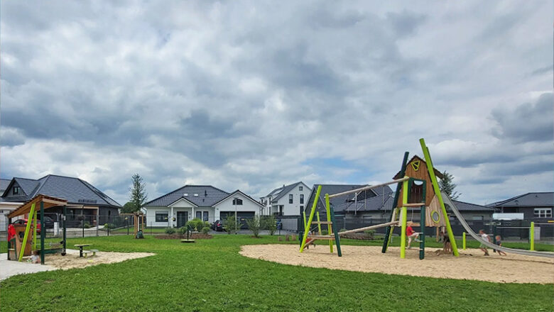 Neuer Spielplatz am Fredenberg