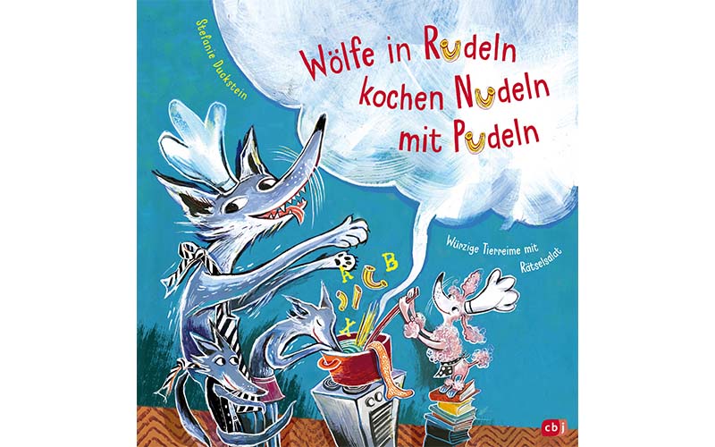 Ein herrlicher Spaß in Wort und Bild verspricht die Lesung mit Stefanie Duckstein zu werden, wenn es in der Stadtbibliothek in Lebenstedt (Joachim-Campe-Straße 4) am Donnerstag, 16. Oktober, ab 16 Uhr heißt: „Wölfe in Rudeln kochen Nudeln mit Pudeln“.