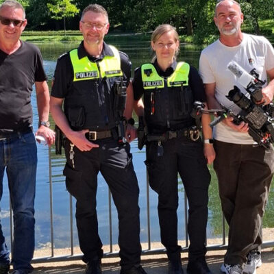 Kamerateam begleitete Beamte der Polizeiinspektion