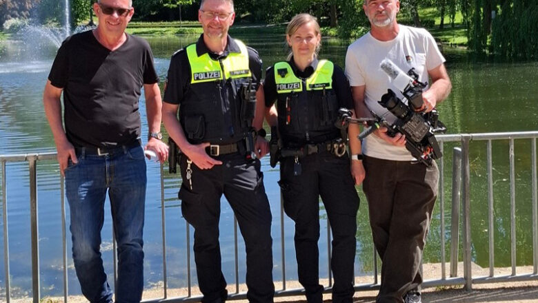 Kamerateam begleitete Beamte der Polizeiinspektion