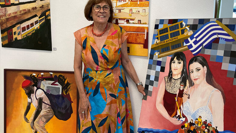 Gemalte Schicksale – Annette Bindernagel stellt Bilder von Geflüchteten aus