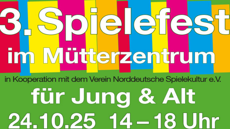3. Spielefest für Jung und Alt im Mütterzentrum