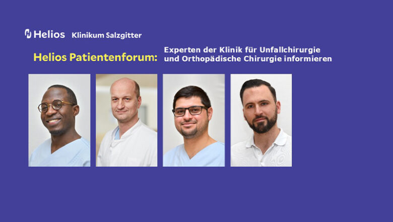 Gesundheit im Dialog: Patientenforen im Helios Klinikum Salzgitter geben Einblicke in modernste Therapien