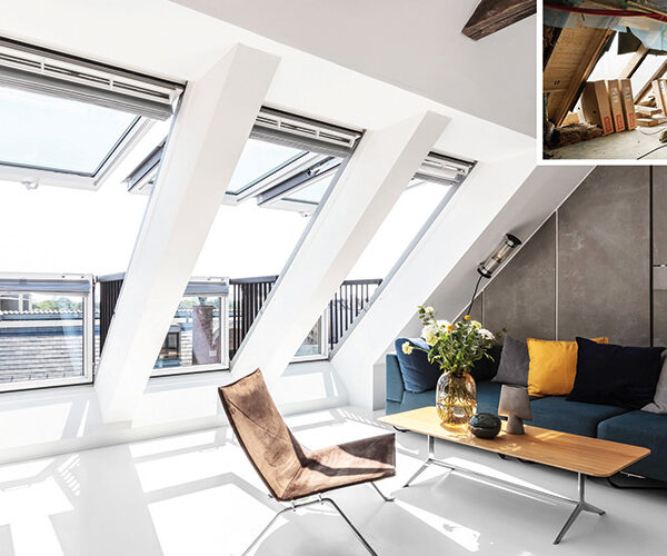 Zusätzliche Wohnfläche unter dem Dach erschließen