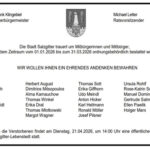 Ordnungsbehördlich Bestattete: Einladung zur Gedenkfeier