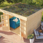 Ökologisch wertvoll: Gartenhaus mit Dachbegrünung