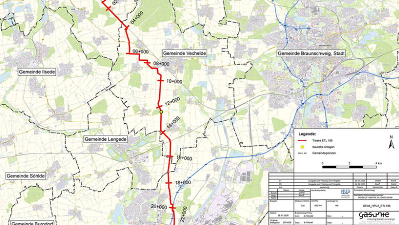 Antragsunterlagen für „ETL 186 Peine – Hallendorf (Salzgitter)“ liegen aus