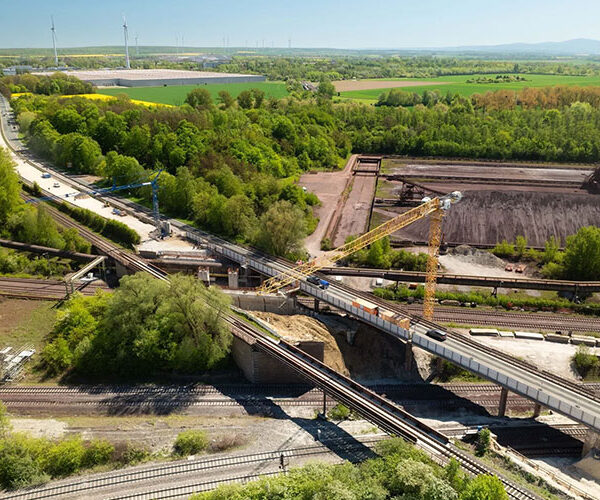 In den Ferien wird kräftig gebaut