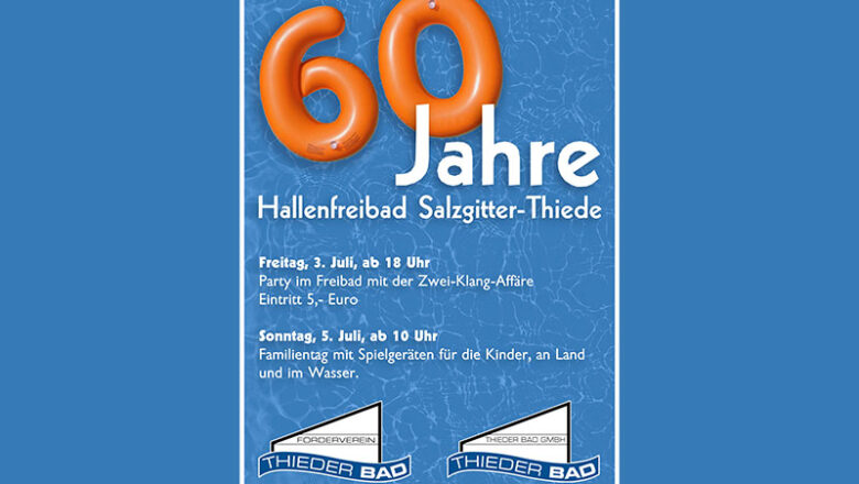 Das Hallenfreibad Thiede feiert 60 Jahre Jubiläum