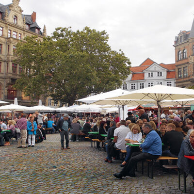 Nationale und internationale Weinsorten warten wieder auf die Besucher beim Weinmarkt