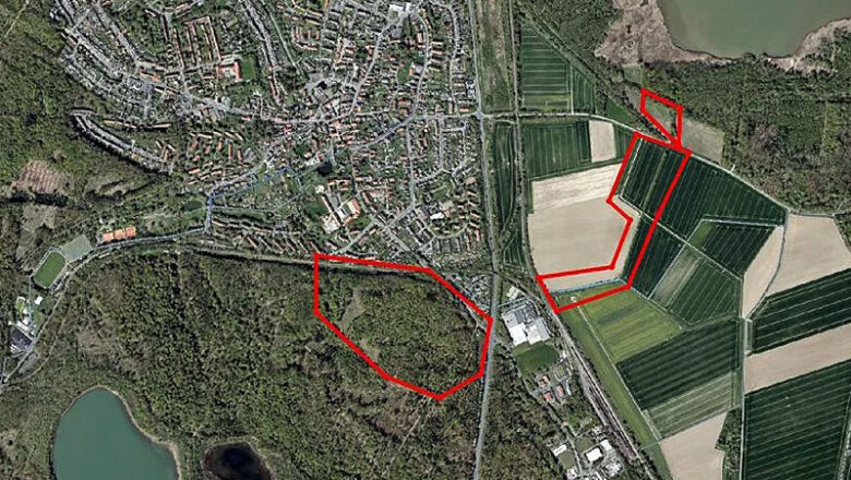 Bauarbeiten für Wasserzufuhr Heerter See
