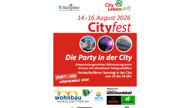 Cityfest 2026 in Salzgitter-Lebenstedt