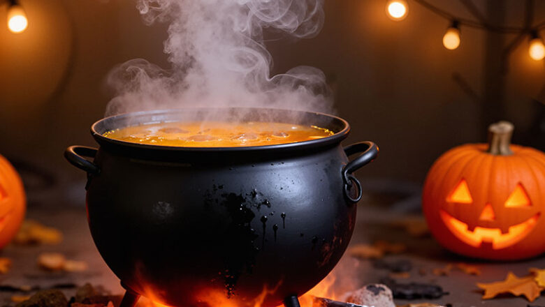 Vegetarisches Halloween-Kochen für Eltern und Kinder