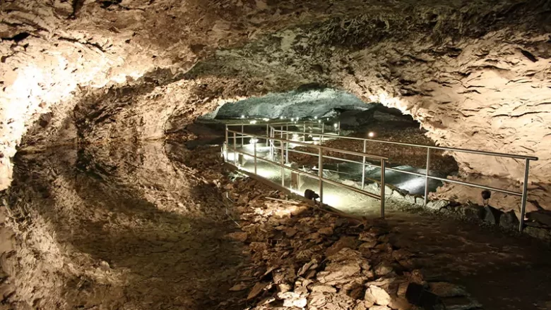 Die Barbarossahöhle im Kyffhäusergebirge